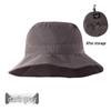 Unisex Quick-Dry Waterproof Fisherman Bucket Hat with UV Protection for Spring/Summer Outdoor Activities