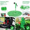 Plastic Material Expandable Magic Hose Telescopic Design Lightweight Garden Watering Hose 7 Spraying Functions Durable Materials