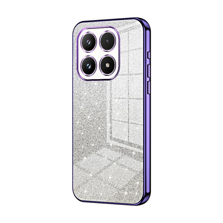 Gradient Glitter Powder Electroplated Phone Case