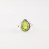 Elegant Peridot Gemstone 925 Sterling Silver Jewelry Handmade Ring Gift For Wife RR-57-9