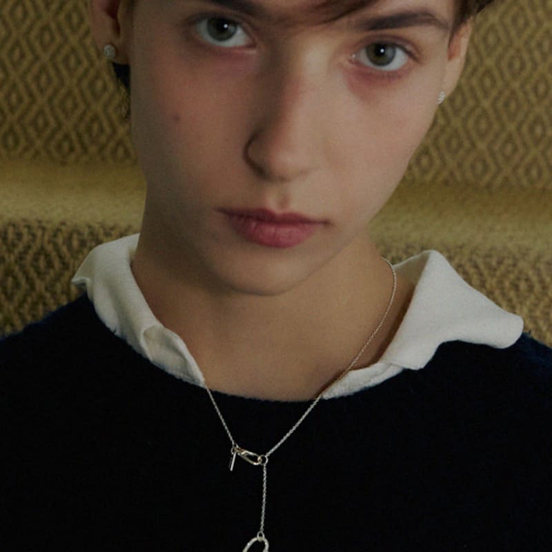 

Denu [sv925]Sweet heart necklace single type