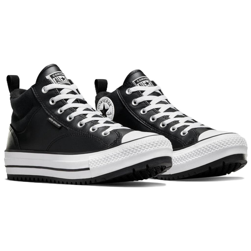 Converse Chuck Taylor All Star Mid Malden Street - Black White Unisex Sneakers A04477C