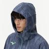 Mizuno Stretch Cloth Training Stretch Indigo Hoodie, Wear, Jersey, Sports, 32MCC002,