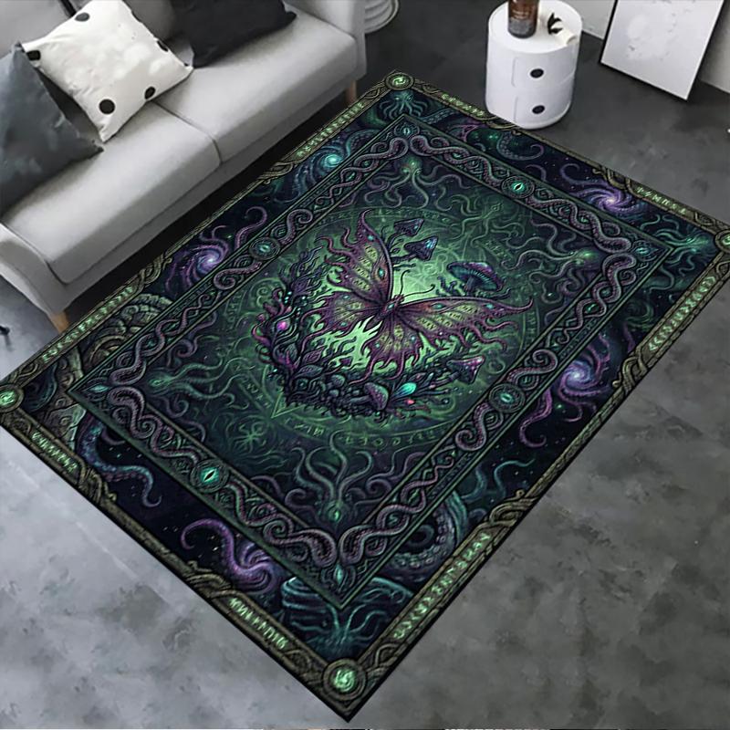 

2025 New Butterfly Decoration Carpet Rug for Living Room Bedroom Home Sofa Decoration,Kids play Non-slip Floor Mat40 40x60cm( 15x23in )