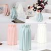 Elegant Origami Plastic Vase Imitation Ceramic Flower Pot For Stylish Home Decor