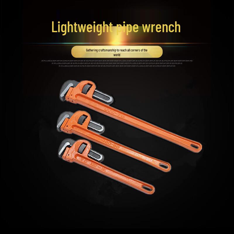 Lightweight American Style Pipe Wrench CN plug (adapter included)