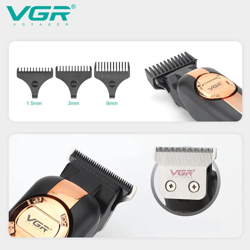 Hair Salon Universal Men's Electric Hair Clipper Home Ultra-long Battery Life Digital Display Rechargeable Plug-in Dual-use Oil-filled Hair Clipper