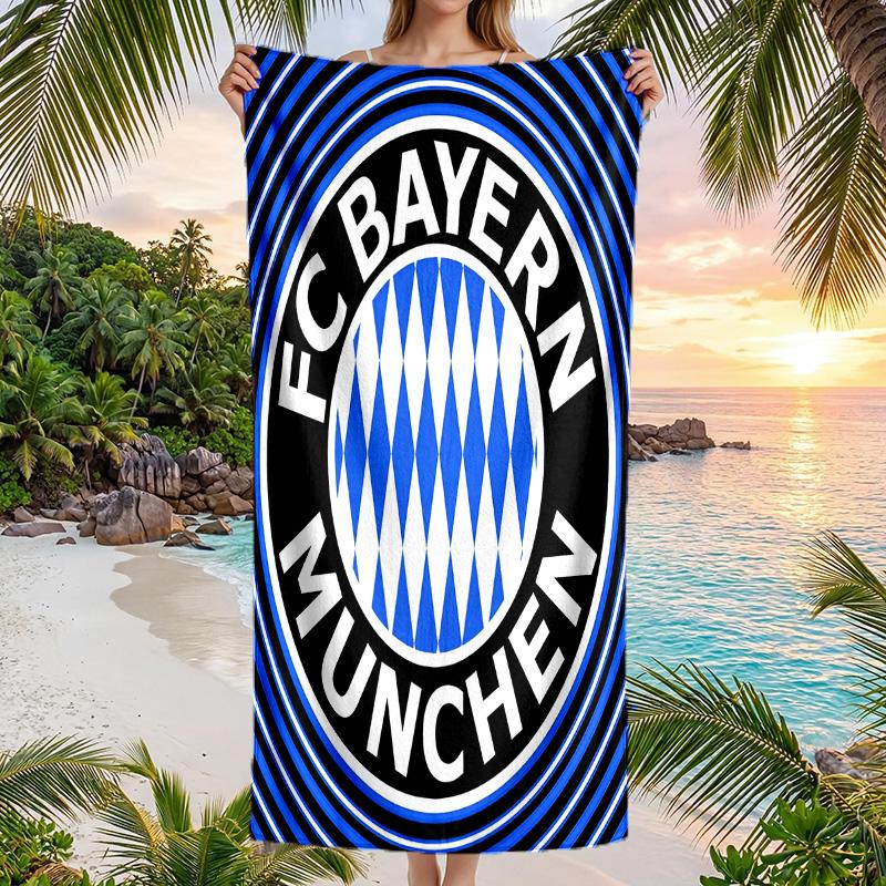 Asciugamano da Spiaggia Bayern Monaco Morbido Microfibra Asciugamano Estivo Asciugatura Rapida Assorbente per Spiaggia Piscina Viaggio