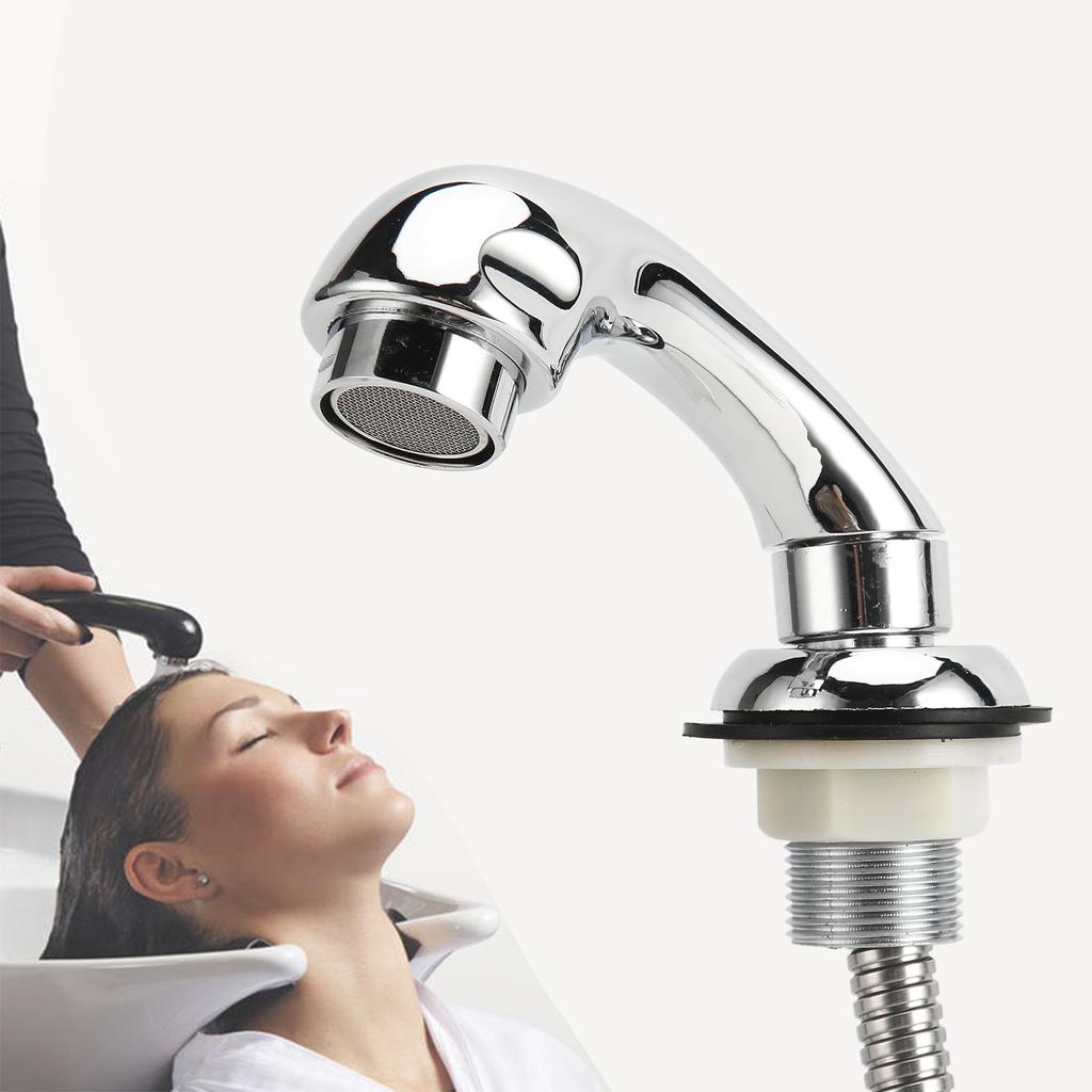 Salon Shampoo Bed Faucet Flexible Hose Practical Shower Head Shampoo Bowl Basin Faucet