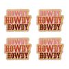 10pcs /Lots Western Cowboys Embroidered Patches Letter Patch Iron On Patches For Clothing Thermoadhesive Patches Jackets Hats Diy 