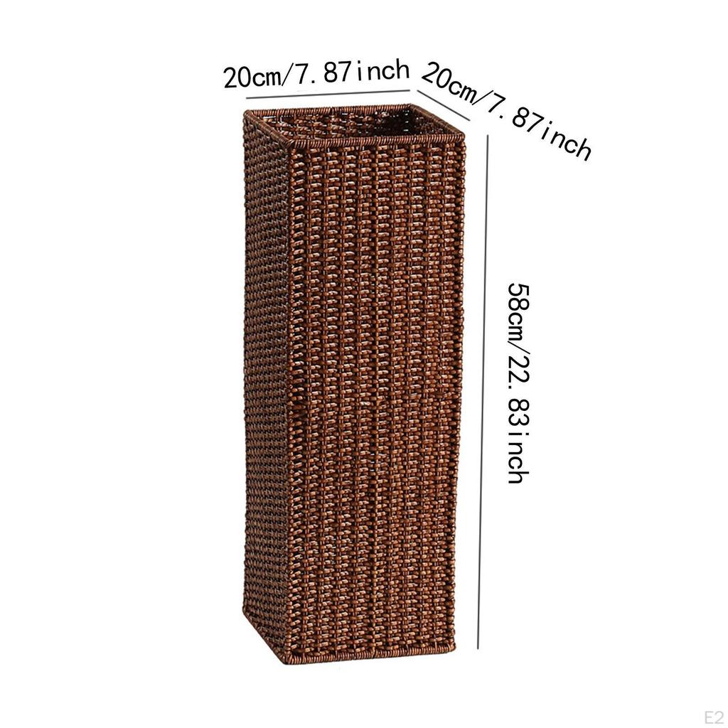Creative Woven Basket Holder, Modern Design for Hallway And Office Organization