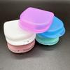 Frosted Orthodontic Retainer Case with Vents: Portable Dental Storage for Grinding Teeth