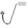 Stainless Steel Anal Hook Fetish Bondage Hook Sex Toys Solid Single Ball Rope Hook Unisex Adults Sex Games Bondage Fetish Toy for Couple Lovers