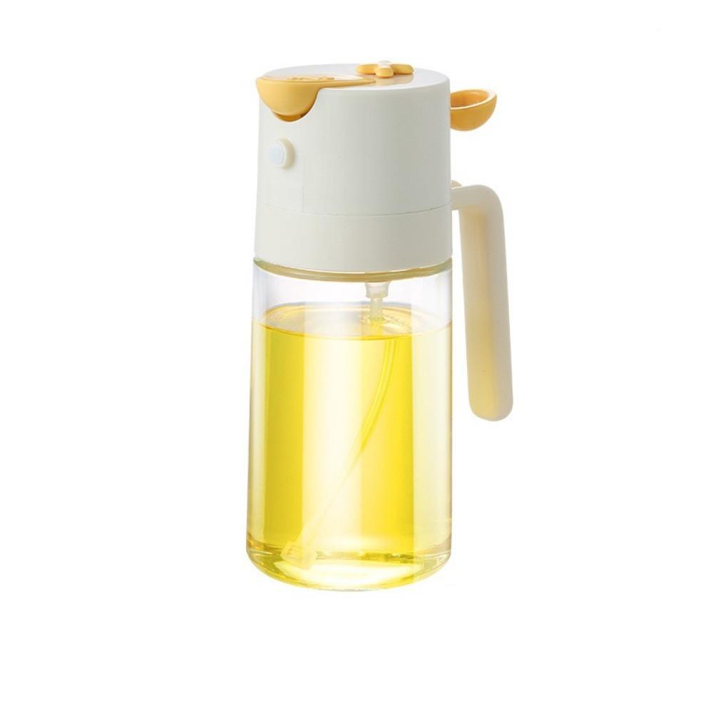 2-in-1 Oil Spray 460ml Oil Storage Bottle Practical Cooking Spray Bottle Kitchen