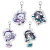 Genshin Impact Project Anime Keychain For Yumemizuki Mizuki And Lan Yan Key Chain Small Pendant Bag Cartoon Keyring Fans Gifts