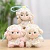 Cute Soft Lamb Plush Keychain With Floral Bonnet And Dress Perfect For Kids Girls Birthday Backpack Decor