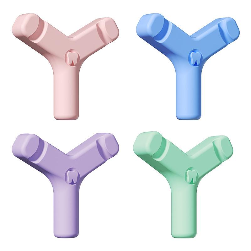 1/4Pcs Dental Aligner Chewies Silicone Teeth Stick Bite Orthodontic Bite Chewies Prevent Face Distortion Y Shaped
