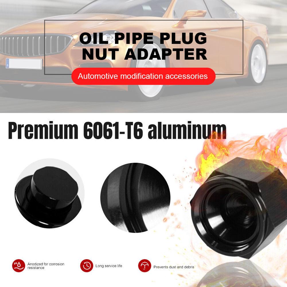 AN4 AN6 AN8 AN10 AN12 Адаптер с внутренней резьбой Концевая заглушка Заглушка для трубки — фото 3