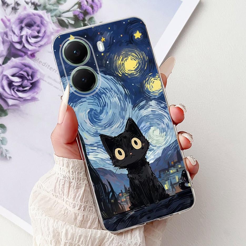 Für Xiaomi Poco X7 Pro 5G Hülle Luxus Mode Bemalte Abdeckung Weiche Silikon Handyhülle Für Xiaomi Poco X7 PocoX7 Pro Fundas Stoßfänger
