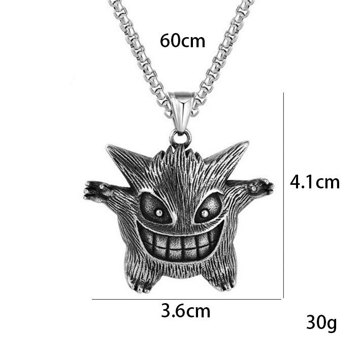 Hip Hop Little Devil Little Monster Tide Men Hip Hop Men Titanium Steel Necklace