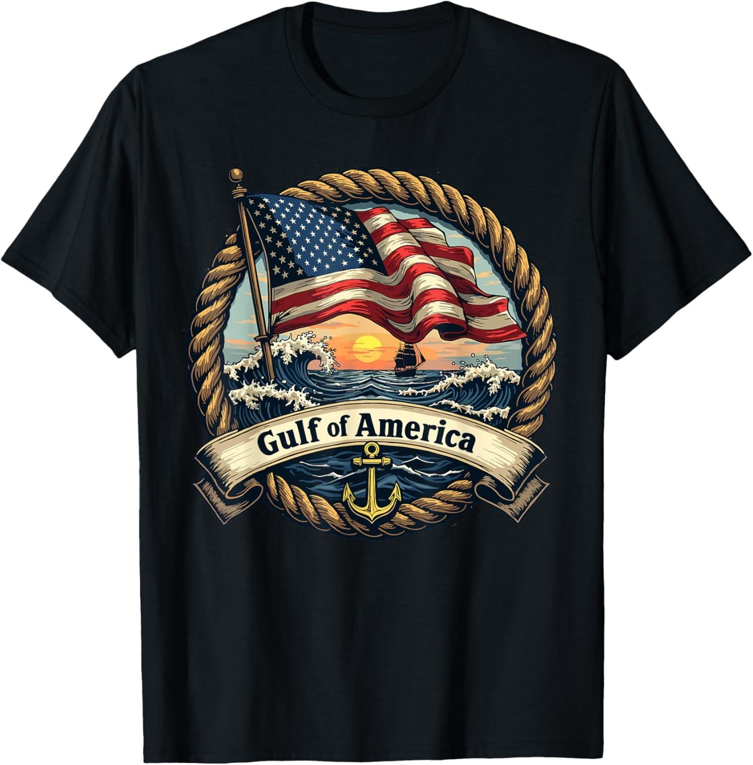 2025/Gulf Of United States Of America Vintage Nautical Unisex T-Shirt S