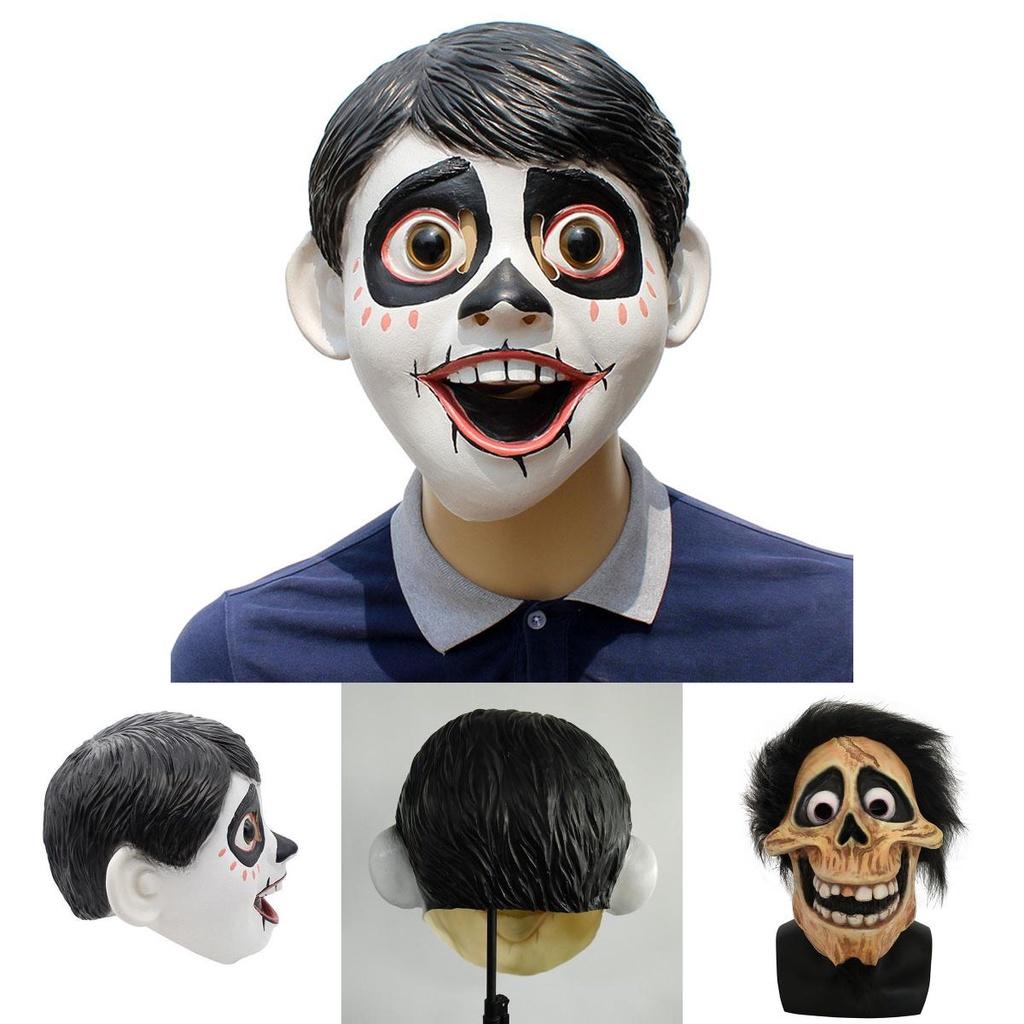 Maschera Costume Vibrante del Film Coco Miguel Hector Rivera Per Halloween e Cosplay