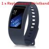 Samsung Gear Fit 2 Sm R360 Silikon-Uhrenarmband Flexibel Bequem Für Handgelenkgrößen