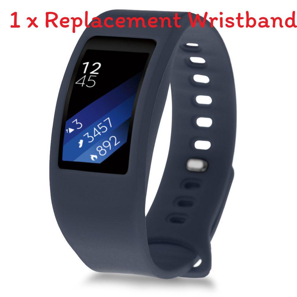 Samsung Gear Fit 2 Sm R360 Silikon-Uhrenarmband Flexibel Bequem Für Handgelenkgrößen