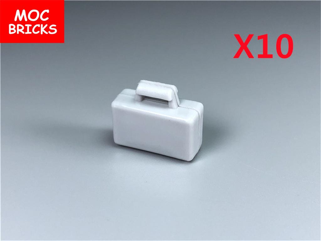 Ungiftige Moc Bausteine Horror Stadt Gold Silber Geldpistole Münzen Dollar Tasche Aktenkoffer 4cm Figur Polizei Zubehör Baustein Kinder Spielzeug