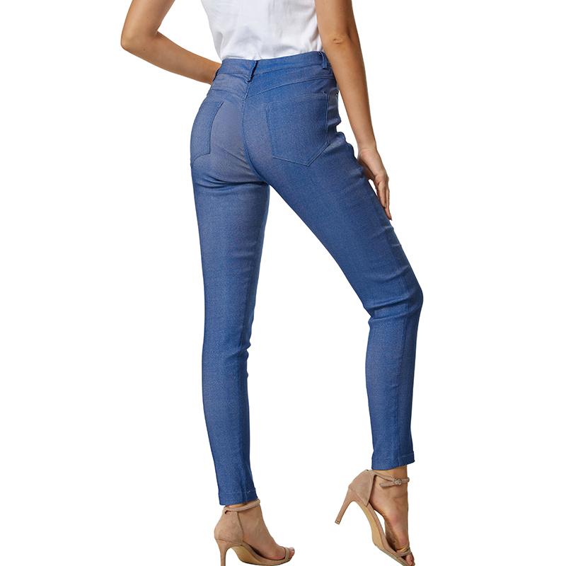 Pantalones altos elásticos para mujer primavera otoño casual color sólido  leggings flacos Lápiz dama Pantalones delgados comprar a buen precio —  entrega gratuita, reseñas reales con fotos — Joom
