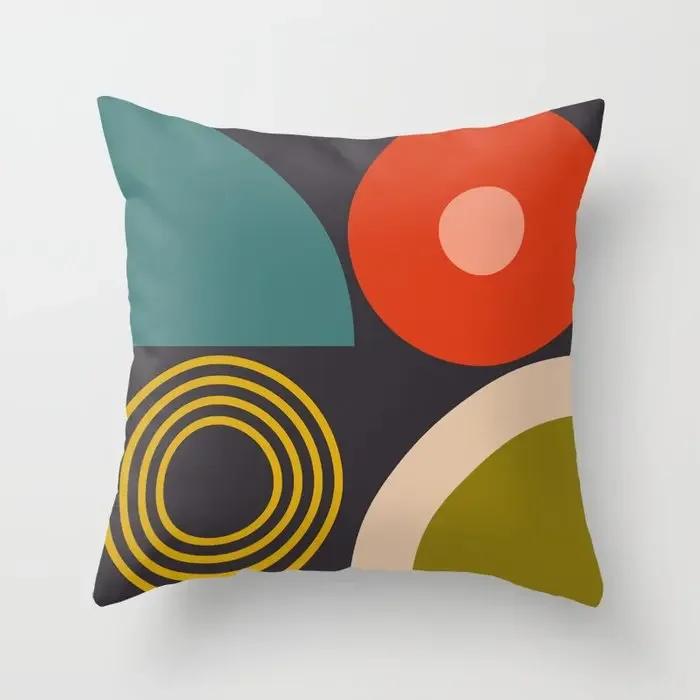 Bedroom Living Room Decoration Home Decor Abstract Pattern  Sofa Cushion Cover