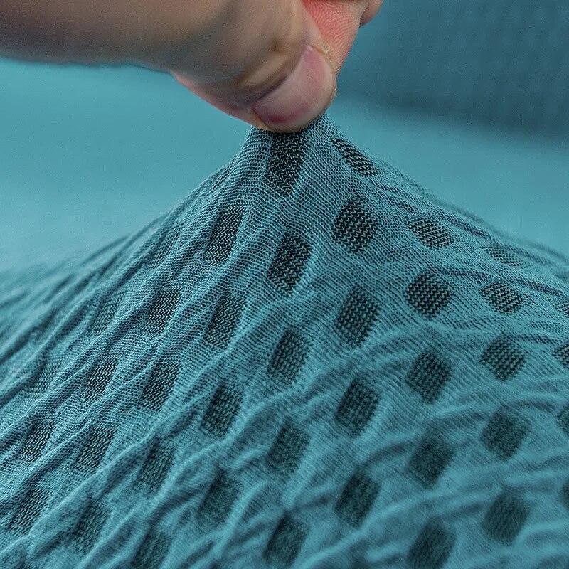 Solid All Embracing Lace Thickened Small Checkered Sofa Cover Four Seasons Cloth Sofa Cover