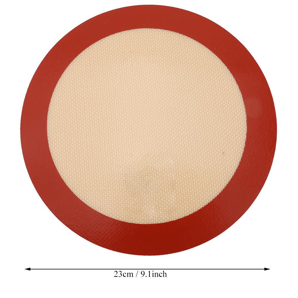 9.1 Inch Non-Stick Silicone Baking Mat, Heat Resistant  glass Baking Mat for Cooking Roasts, with Strong Absorption Easy to Clean