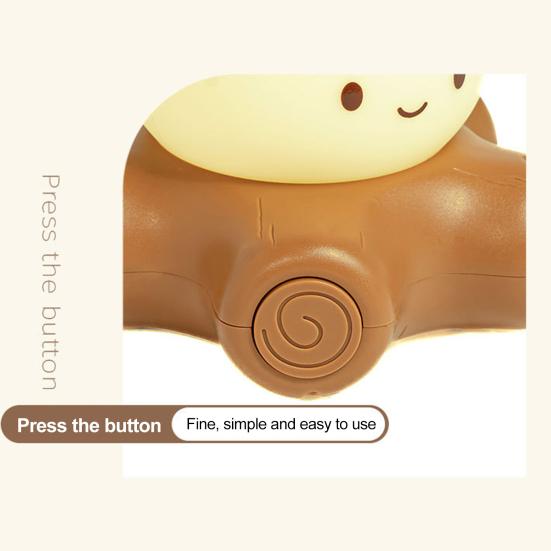 Night Light Long Battery Life USB-C Charging Bonfire Shape BPA-Free