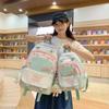 Schoolbag Japanese Macaron Backpack 1011 New School Bag Contrast Color Primary, Junior, High and Middle School Students Large Capacity Backpack
