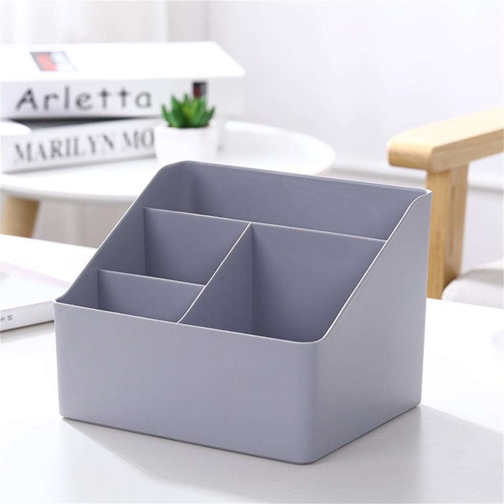 Makeup Organizer Box Plastic Creative 5 Grid/3 Grid Home Desktop Storage Box Cosmetics Storage Large Storage Box
