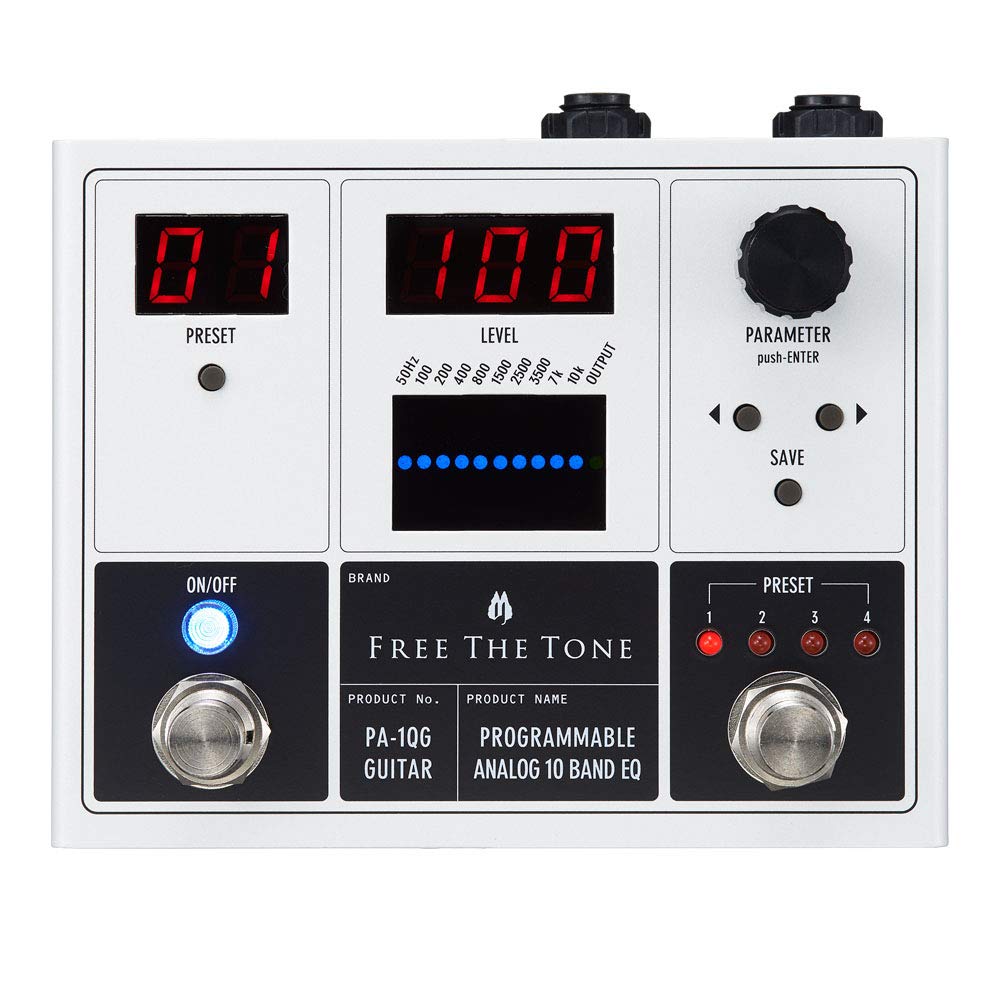

FREE THE TONE Graphic Equalizer for Guitar PA-1QG