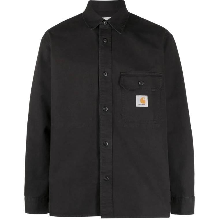 Carhartt WIP Casual Solid Color Versatile Shirt Men shirts Black I03144789XX