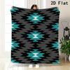 Southwestern Triangle Pattern Throw Blanket Sunroom Bedroom Family Nook Warm Blanket Guest Quarters Office Living Room Presents