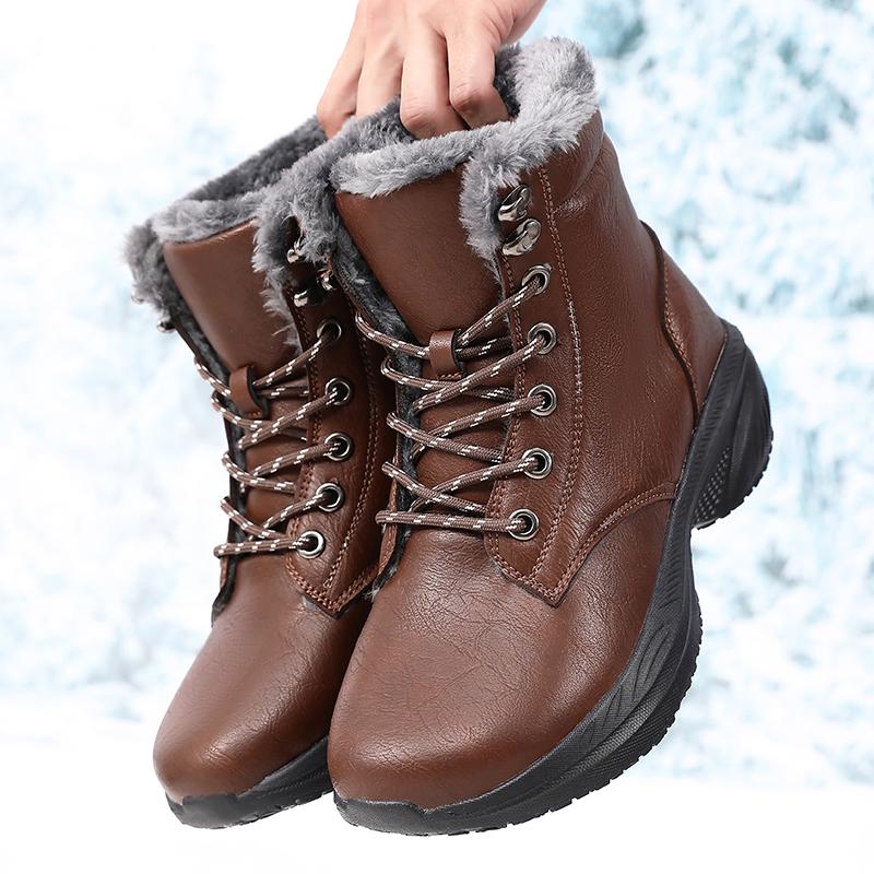 Men Winter Snow Boots for Waterproof Wide Toe Sneakers Super Keep Warm Men's Shoe New Fashion Outdoor Hiking Motorcycle Boots