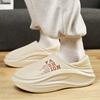 Winter Couple's Slippers Outdoor Waterproof Warm Fur Slipper Non-Slip Plush Home Light Footwear Thick Platform Slipper Men Women