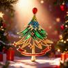 Luxus Weihnachts-Schneemann Weihnachtsbaum Emaille-Brosche für Damen Geschenk Strass-Anstecknadel Abzeichen Rucksack Kleidung Zubehör