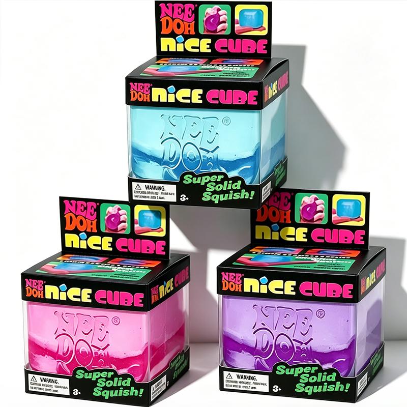 In Stock Schylling Needoh Nice Cube Maltose Squishy Toy Stress Anxiety Relief Sensory Fidget Gift for All Ages