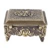 Vintage Jewelry Storage Box Alloy Decorative Large Capacity Jewelry Box for rrings Rings