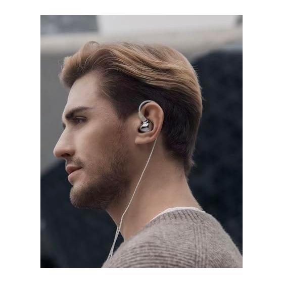 Questyle ZEN Hi-Fi Earphones 9.6mm1DD 3.5mm Jack Vocal Specialized Wired Earphones Compatible with High Resolution Sound Sources Entry Class