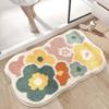 Bath Mat Extra Soft High Absorbent Non-Slip Plush Shaggy Bath Carpet Machine Washable Great for Bathroom Floor Tub and Shower 15.75"x 23.62" Colorful