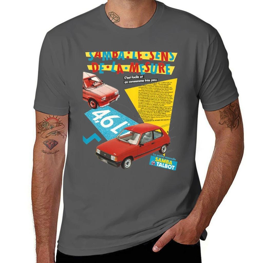 Talbot Samba Tshirt Basic Solid Color Short Sleeve Cotton Top