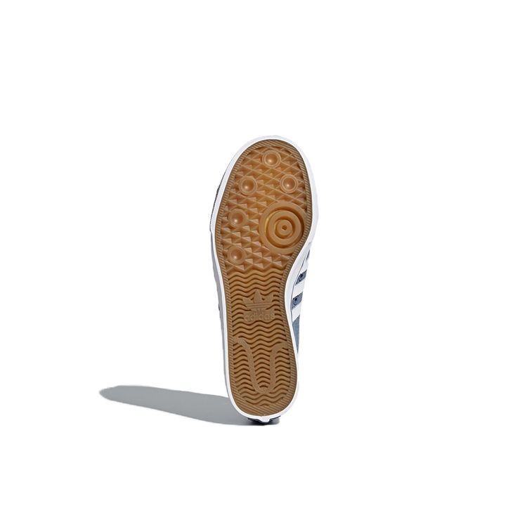 Adidas Originals Nizza Lace-Up Non-Slip Low-Top Skate Shoes Women sneaker Blue White CQ2537