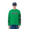 We11done Ss22 Logo Geometric Crew Neck Long Sleeve Sweatshirt Unisex sweatshirt Green WD-TT1-22-629-U-GR