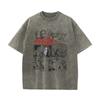 T-shirt Anime Mostri Lavate Donna Cotone Harajuku T-shirt Alta Qualità Retro per Donne Top Magliette Unisex